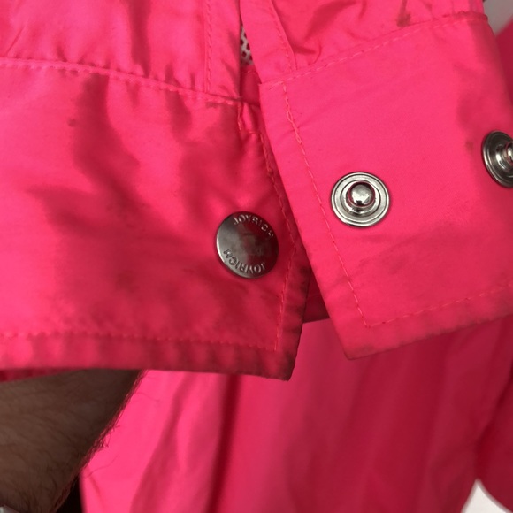 PLAYBOY JOYRICH Florescent Pink TRENCH COAT - Picture 6 of 7